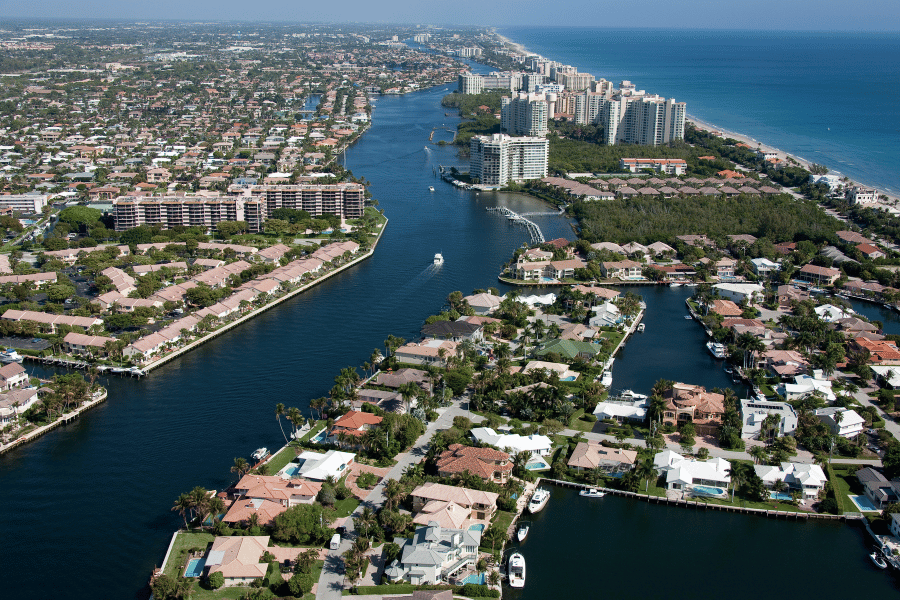 Boca Raton Neighborhood Views Boca Neighborhoods Water homes