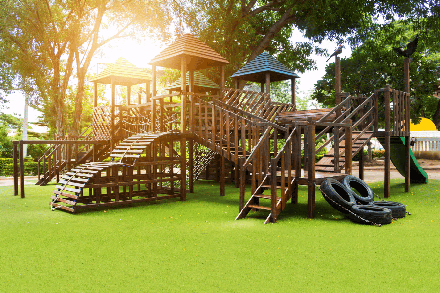 Playground neighborhood playground jungle gym
