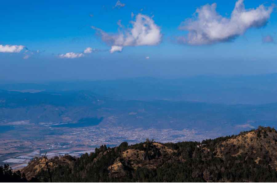 Views of Las Cruces from the mountains 