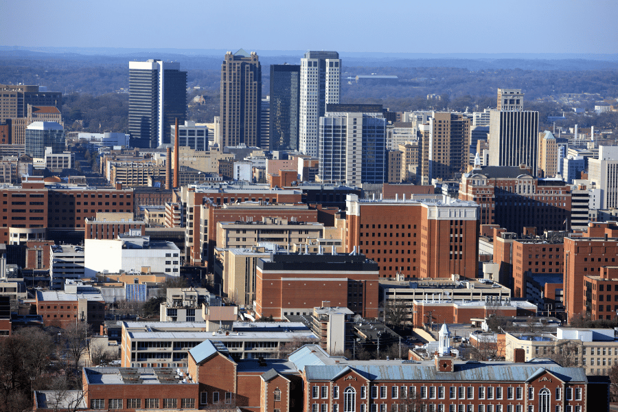 Business buildings in Huntsville, AL 