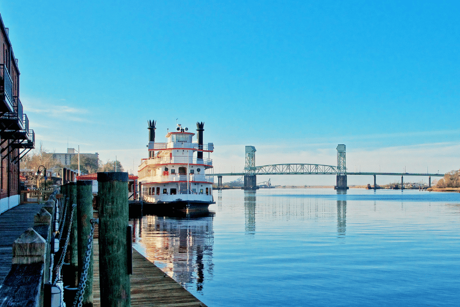 Boat on Water front in Wilmington DE