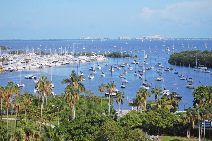 Biscayne bay coral gables florida