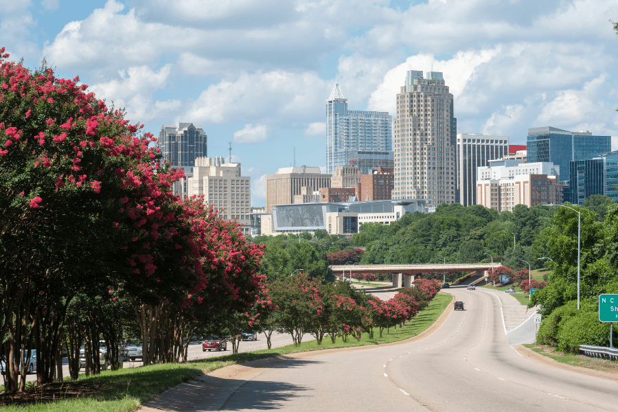 Raleigh, NC skyline