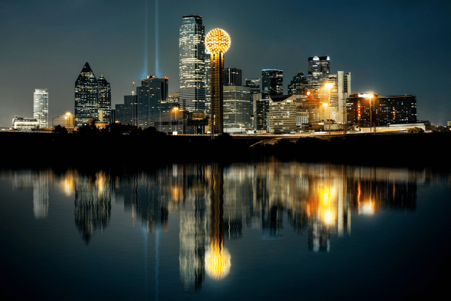 Stunning Plano Skyline Across the Water Stunning Plano Skyline Across the Water