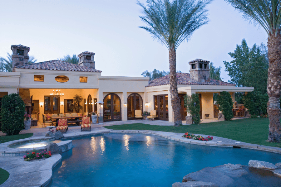 This neighborhood features many stunning, luxury homes