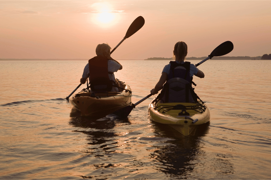 Fun kayaking day in Pensacola, FL