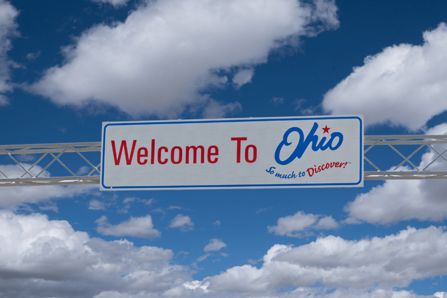 Ohio Welcome Sign Ohio welcome sign