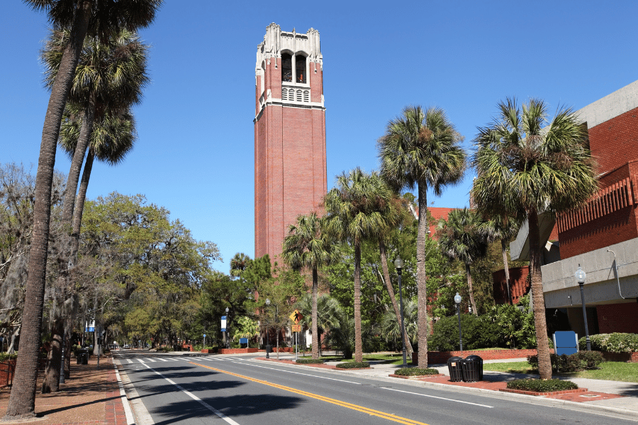 University of Florida tower The Century Tower at the University of Florida