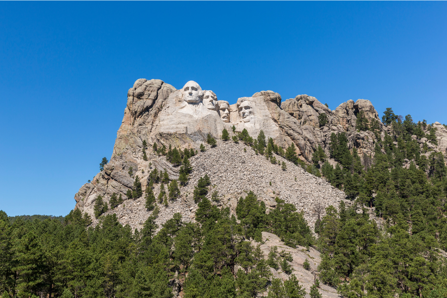 Mt.Rushmore Mount Rushmore in South Dakota on a sunny, clear day