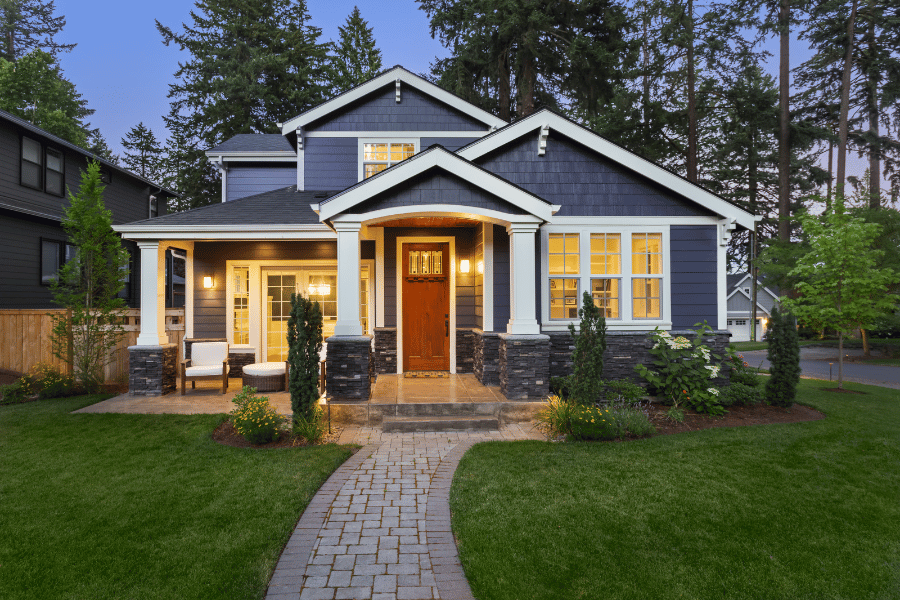 Beautiful Home for Sale Home Neighborhood Red Door Luxury Single-Family