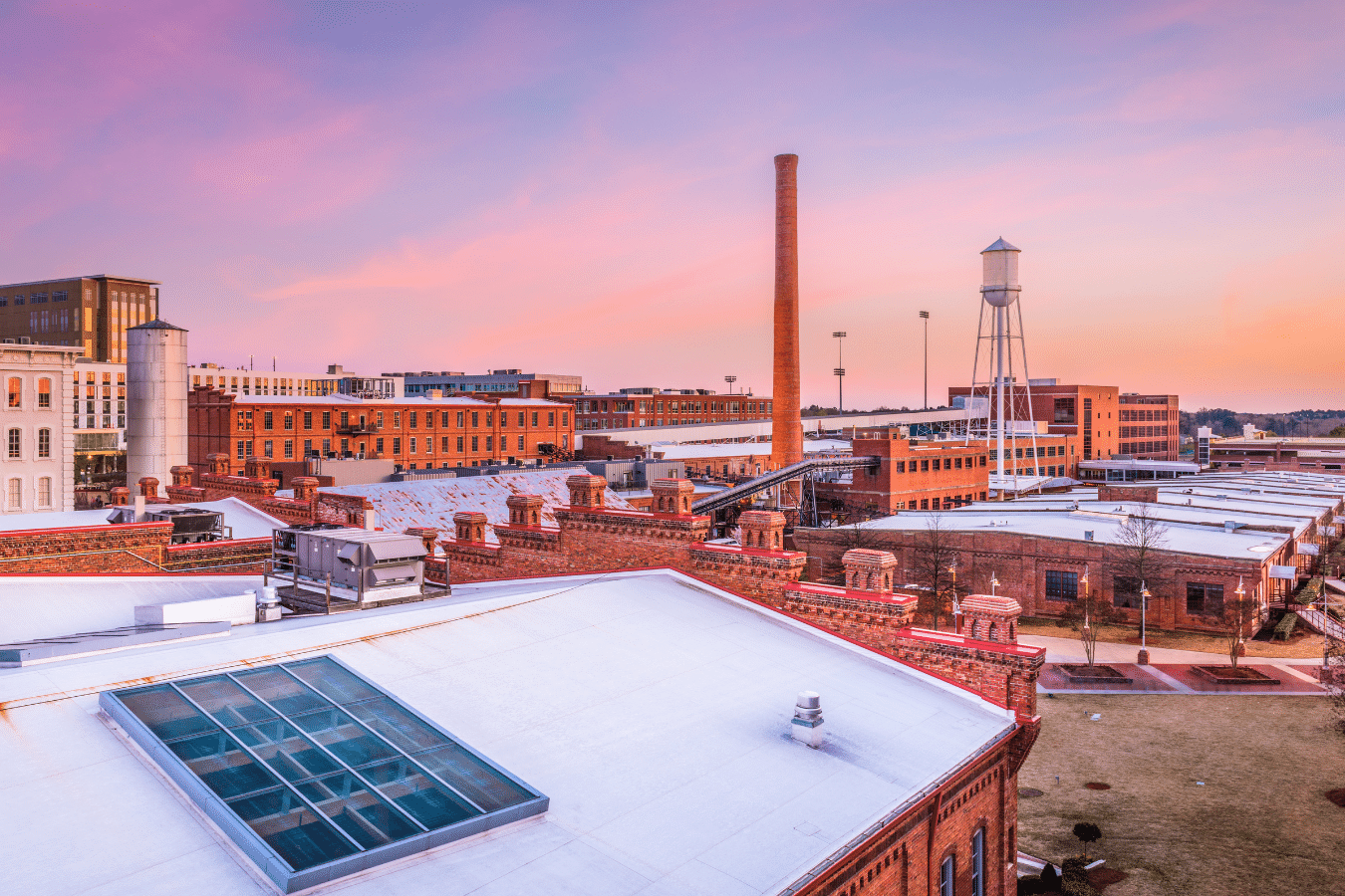 Neighborhoods-Durham-NC copy.png A photo of Durham, NC at sunset