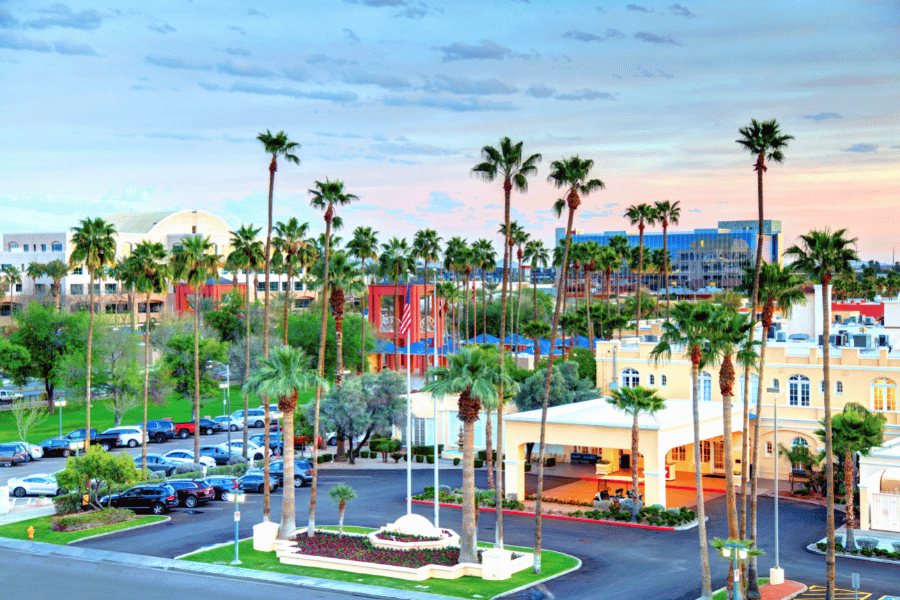 chandler-az.png Chandler, AZ parking lot during sunset