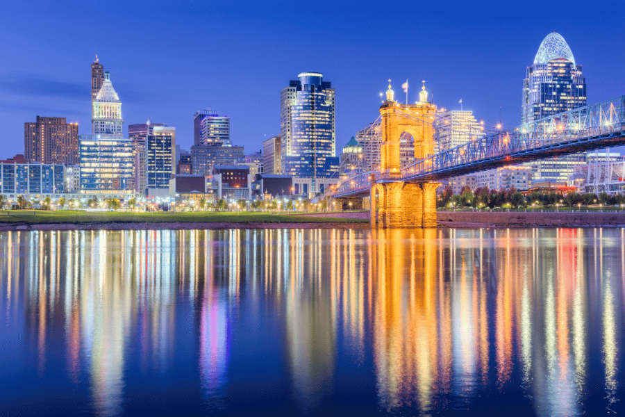 Cincinnati, OH Cincinnati Ohio Skyline