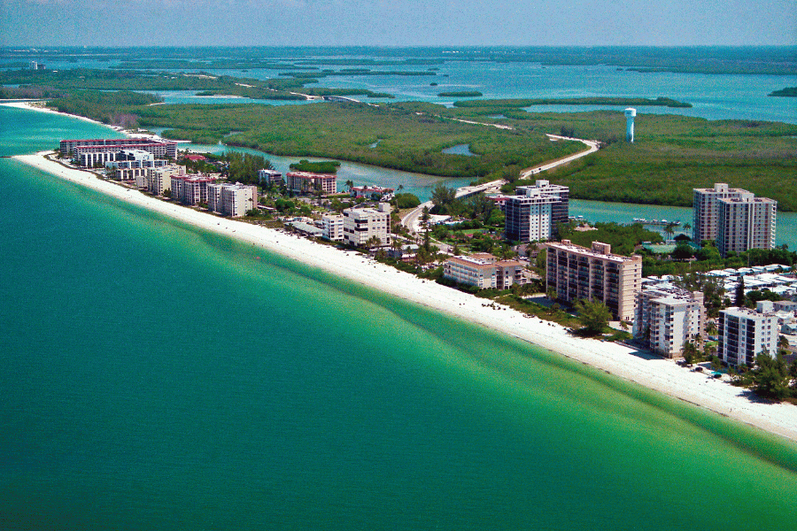 Ariel image of the city of Bonita Springs,FL