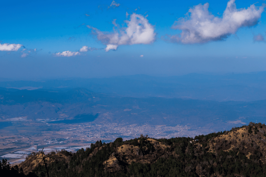 Beautiful view of Las Cruces from the mountains