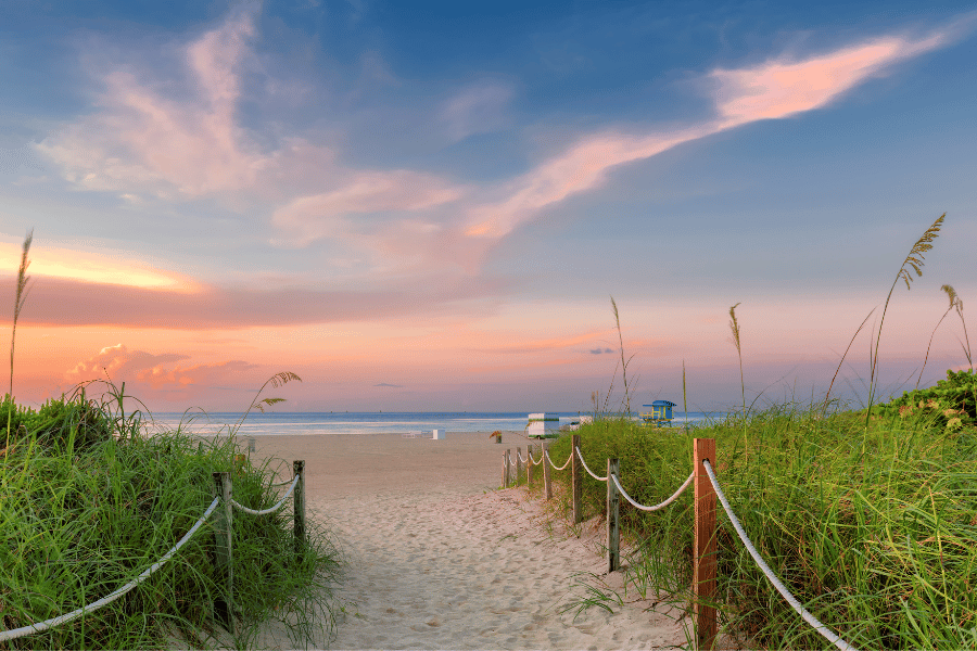 Take a break from stress and enjoy a day in the sun at Miami's world-renowned beaches.
